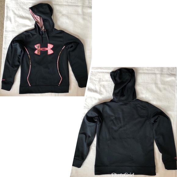 Under Armour Black 1247106 Storm Caliber Hoodie, M - Picture 14 of 15